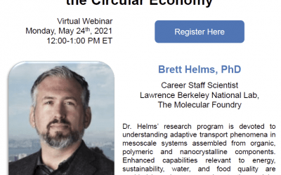 CPI webinar:  Dr. Brett Helms on May 24th